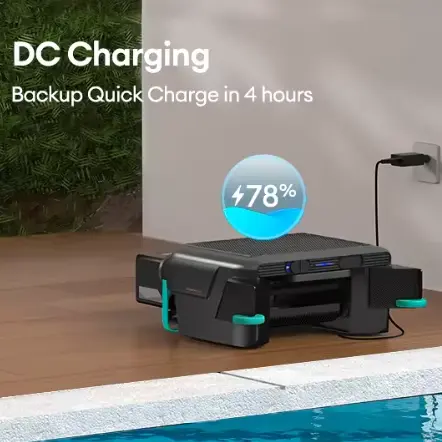 Högeffektiv flexibel solpanelspoolskimmerrobot